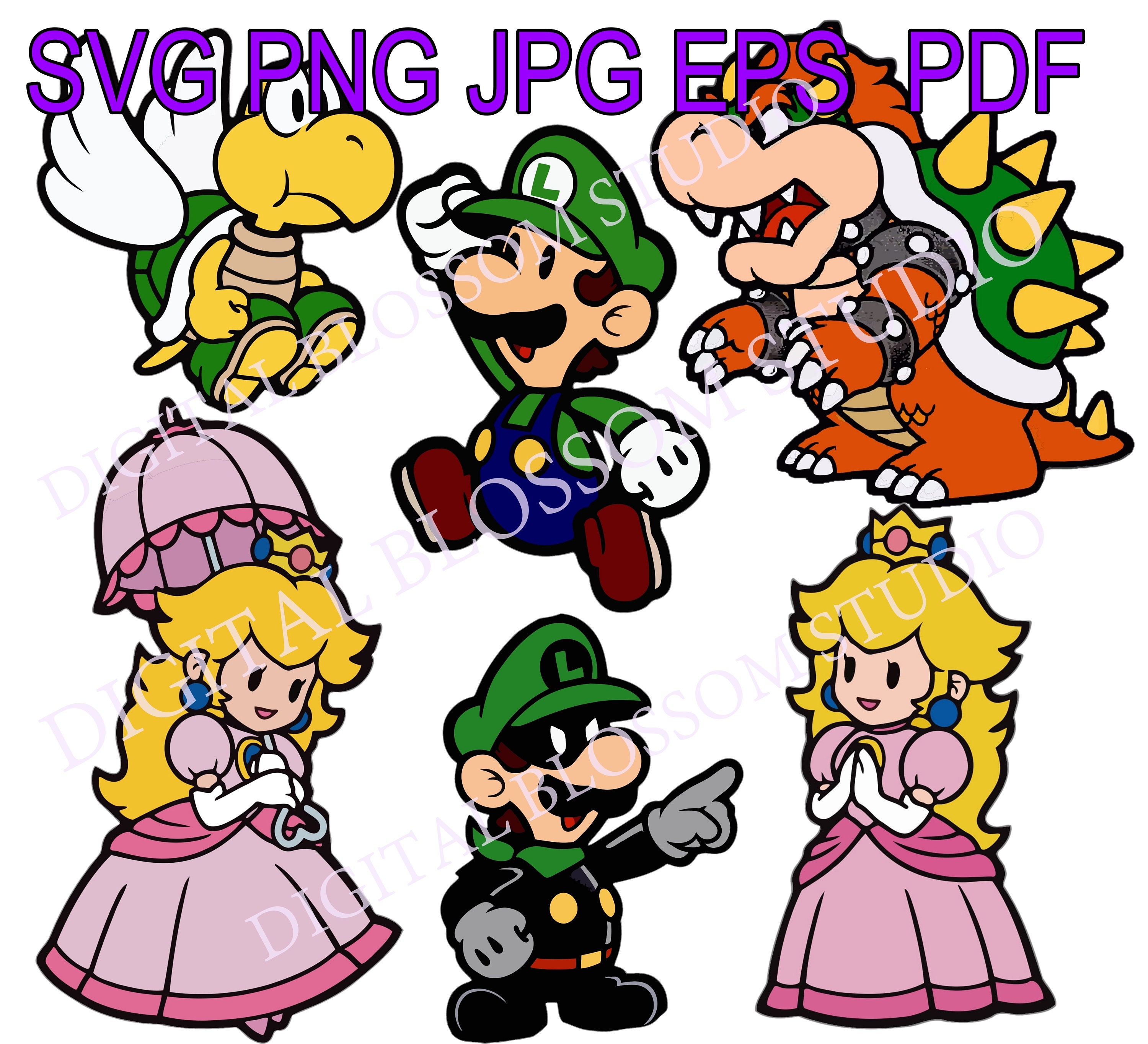 Paper Bowser Png, Mario Png, Super Mario Png, Mario Bros Png, Super Mario  Bros Png, Mario Kart Png - Digital File