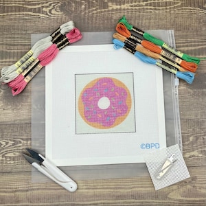 Doughnut Needlepoint Kit