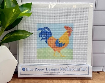 Rooster Needlepoint Kit