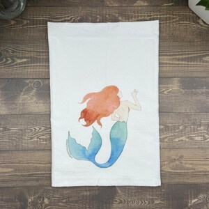 Mermaid Kitchen Towel, by the Artist