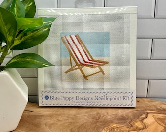 Beach Chair Needlepoint Kit