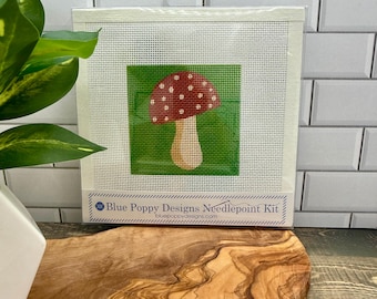 Mushroom Needlepoint Kit