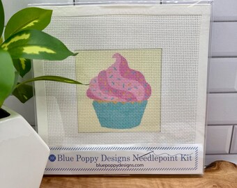 Cupcake Needlepoint Kit