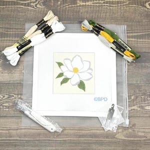 Magnolia Needlepoint Kit