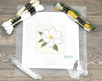 Magnolia Needlepoint Kit