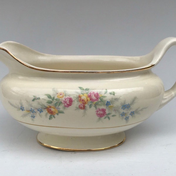 Rose Gravy Boat Etsy