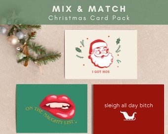 Christmas Card Pack | Funny Christmas Cards | Funny Christmas Gift | Christmas Canada | Christmas Card Set | Funny Christmas Card Pack