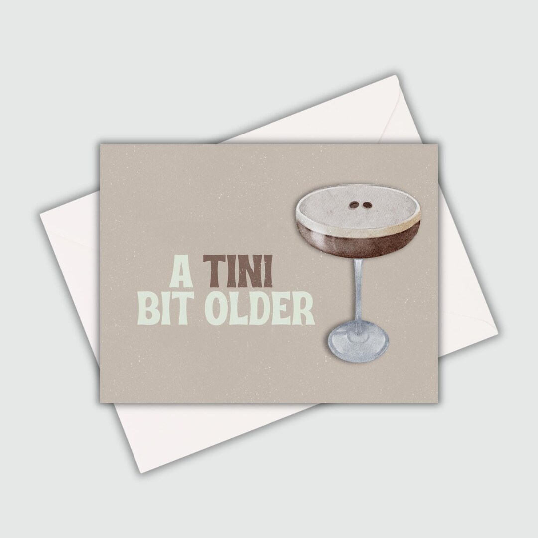 Espresso Martini Birthday Card | Funny Cocktail Birthday Card for Her ...