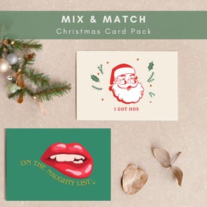 Pacote de Cartões de Natal | Cartões de Natal Engraçados | Presente de Natal Engraçado | Natal Canadá | Conjunto de Cartões de Natal | Pacote de Cartões de Natal Engraçados