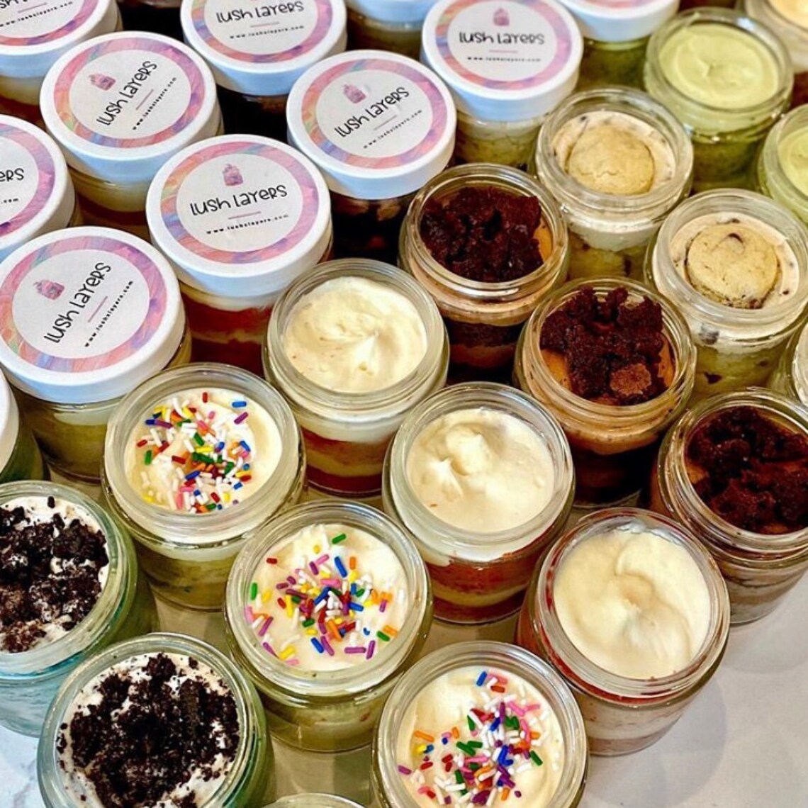 Cupcake Jars 4oz 8 Pack Etsy