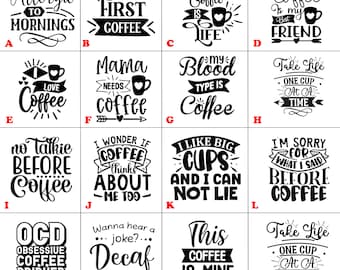 Laser Etched Tumblers - Coffee Lovers Edition