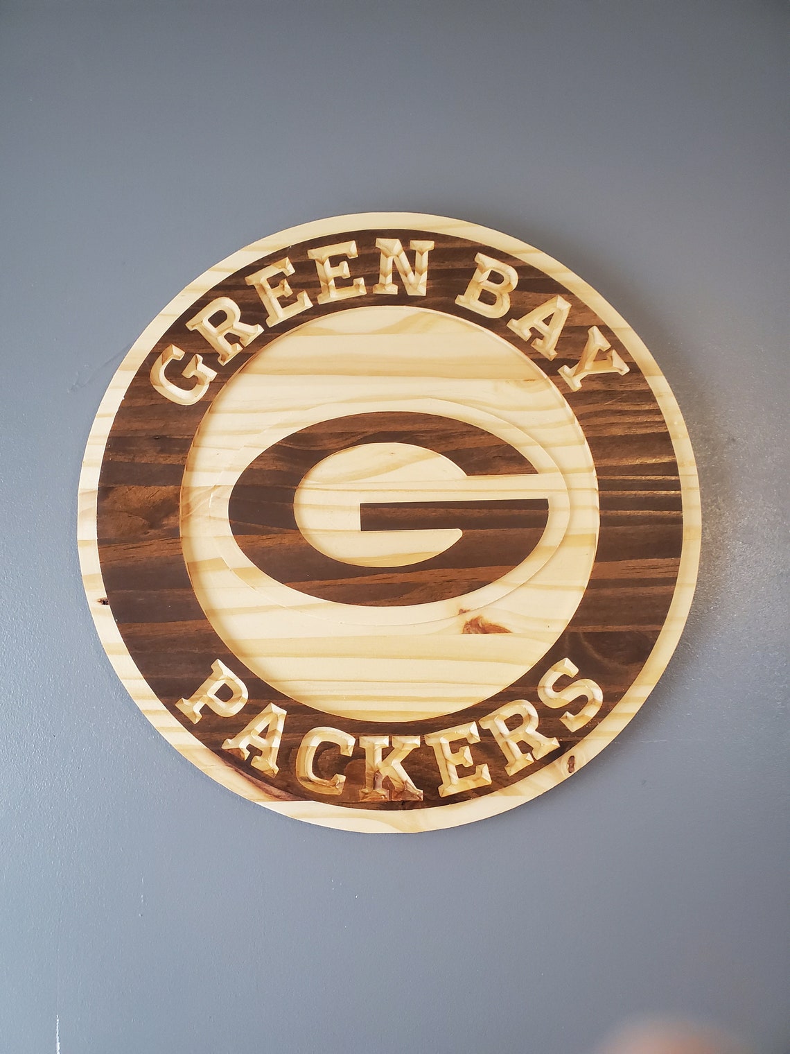 Green Bay Packers Sports Sign Etsy
