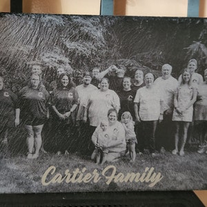 Custom Photo Large Slate Coaster