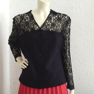 80 kant blazer zwarte blazer cropped lente blazer avondfeest blazer eenvoudige basic blazer minimalistische blazer dunne zwarte blazer zomer blazer