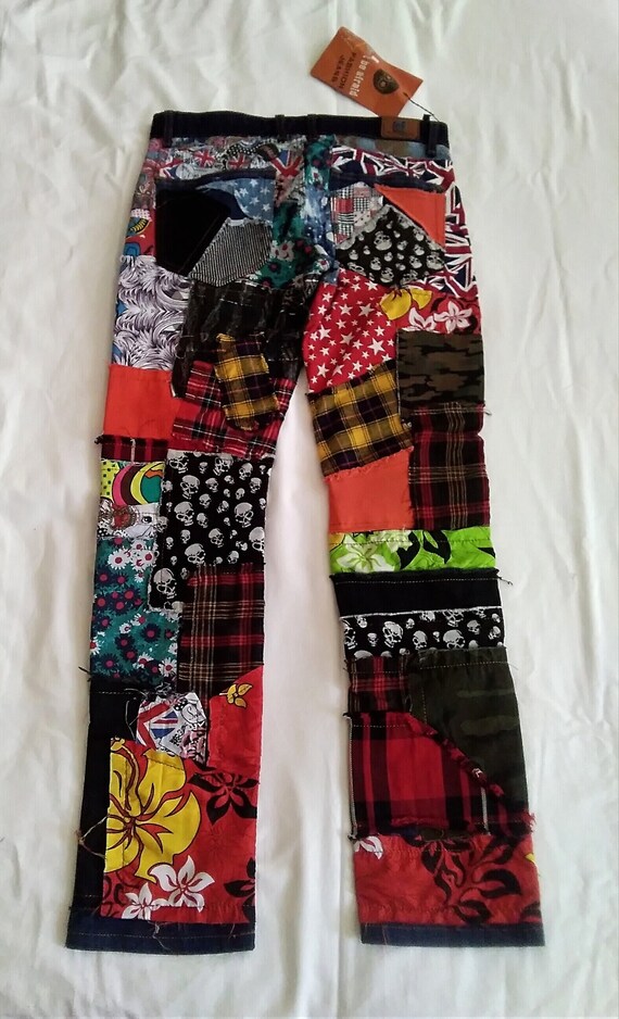 Colorful Pants Hippie Jeans Pop Art 