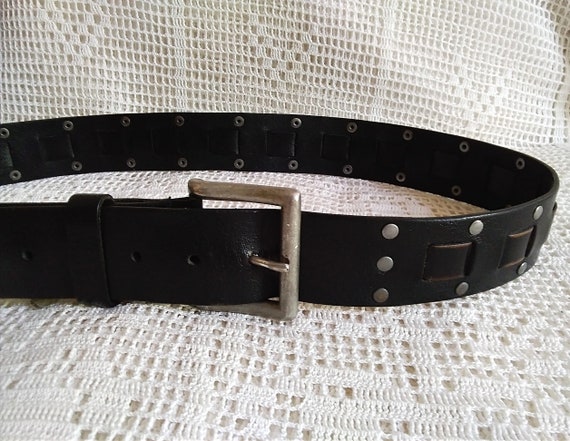 Jack & Jones Men Belt Genuine Leather Men Belt Black Real - Etsy