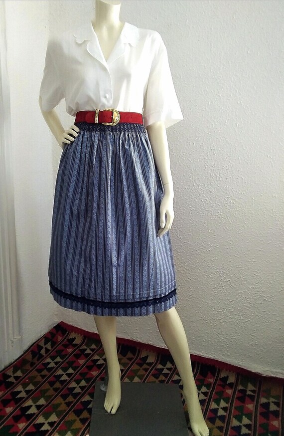 Tyrolean Floral Skirt Summer Bavarian ...