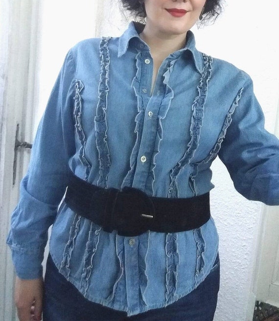 Jeans Shirt From '80 Brand Name Canda 