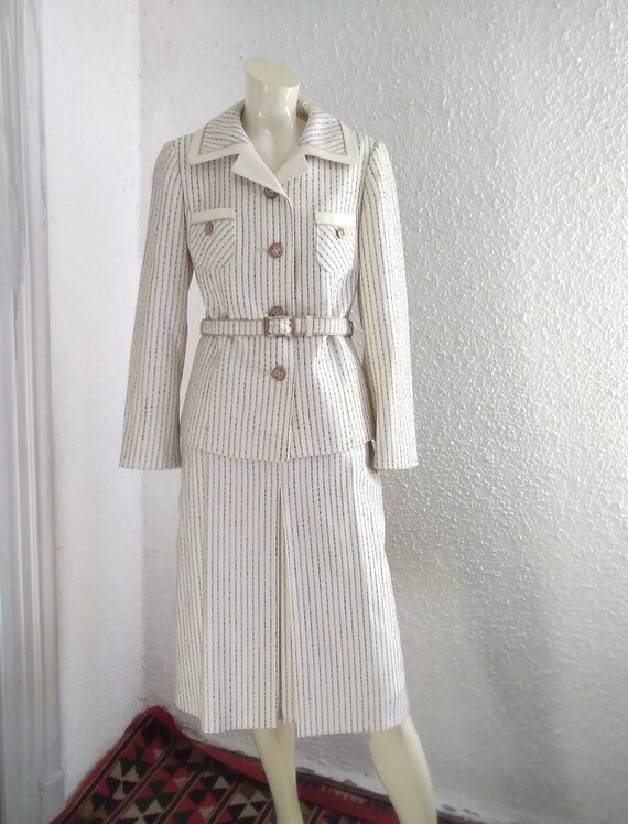 70s does 40s-50s wool suit MarCona Exclusiv suit … - image 8