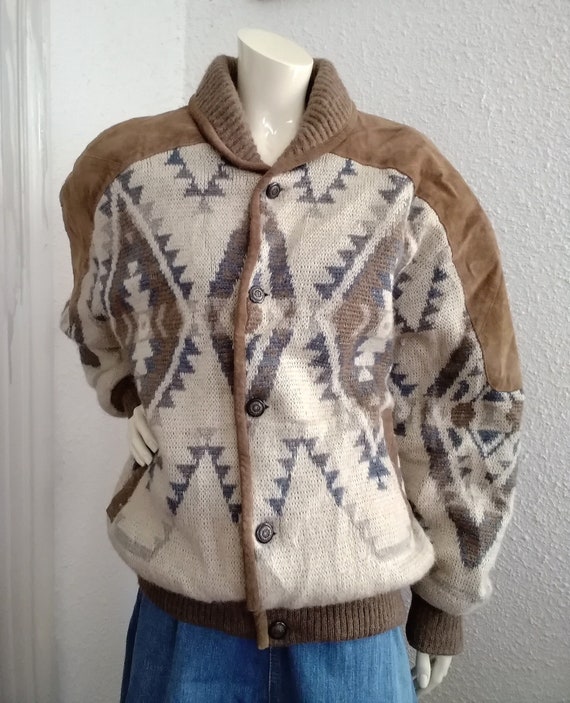 aztec print jacket