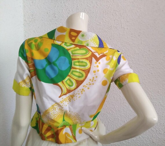 60s mod jacket groovy jacket/blouse spring summer… - image 5
