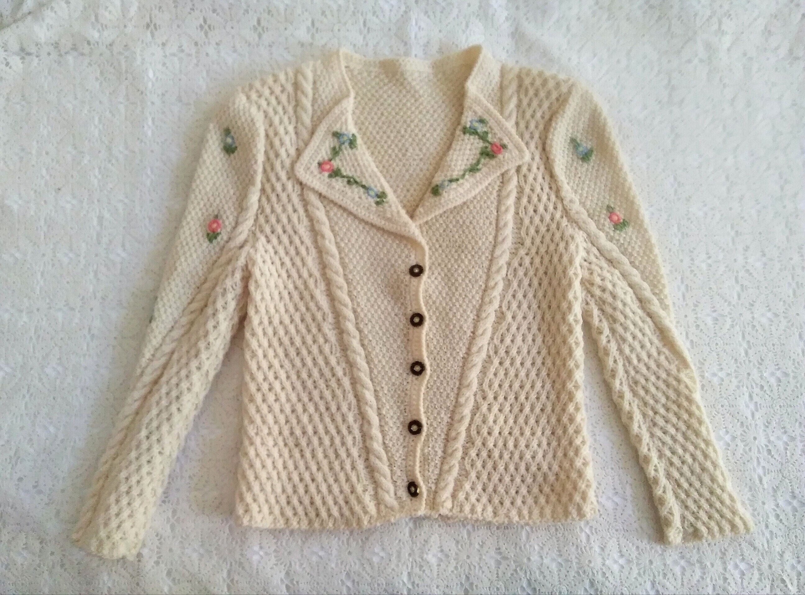 Vintage Salzburger Austria Pure New Wool Cardigan → Hotbox Vintage