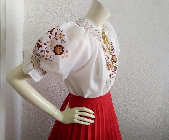 即日発送］orgue Flower embroidery blouse - メルカリ