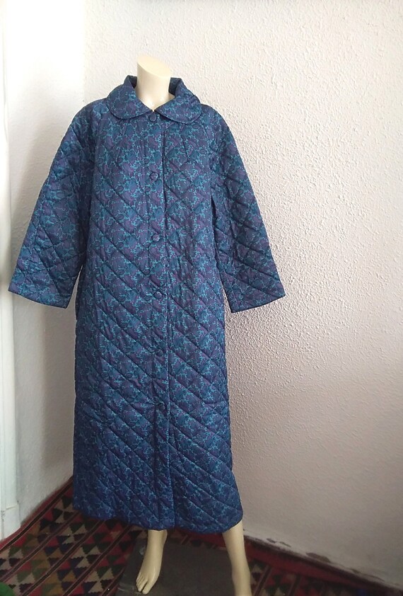 Quilted house coat Clearance