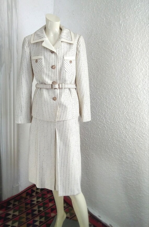 70s does 40s-50s wool suit MarCona Exclusiv suit … - image 9