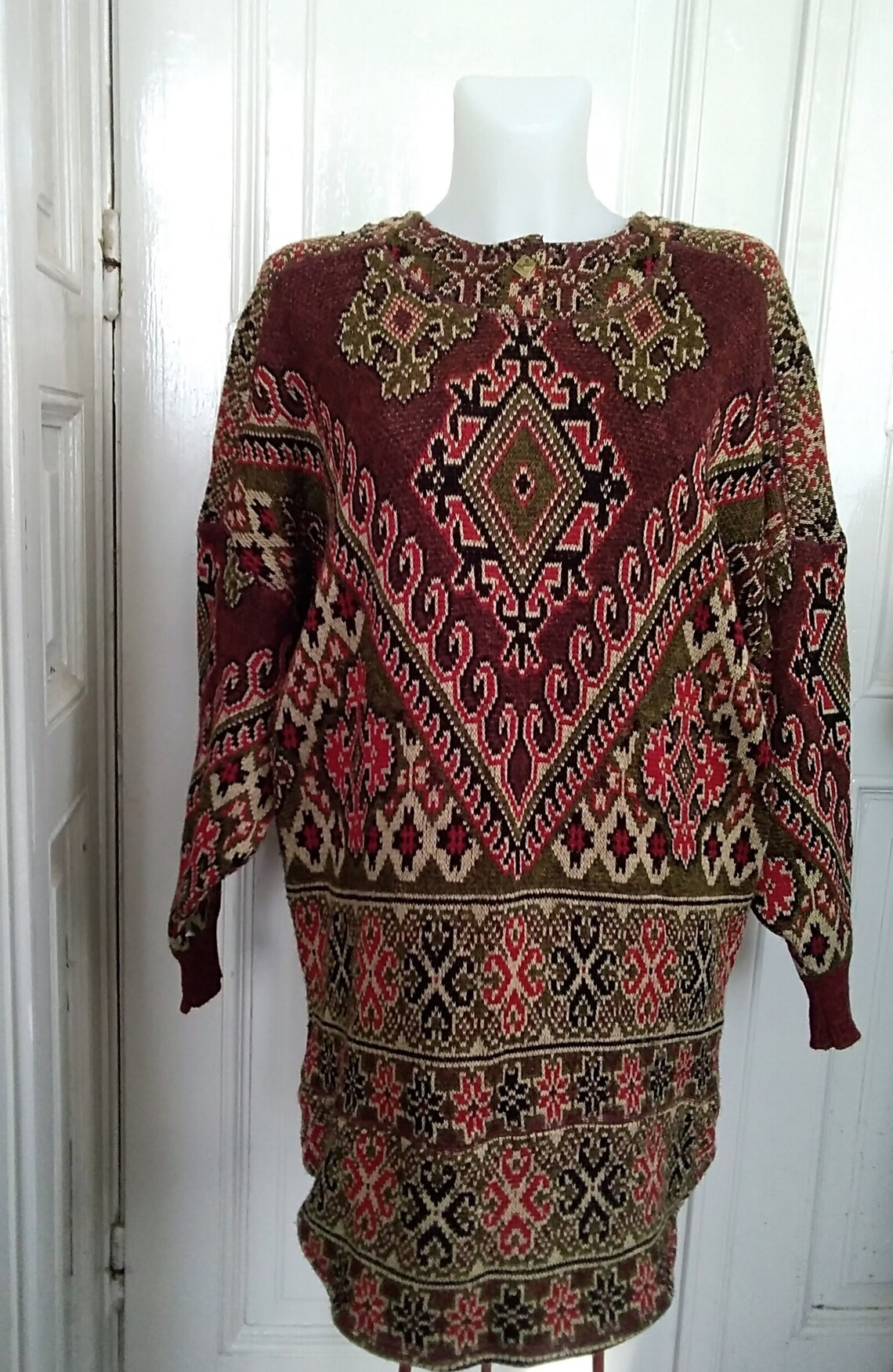 Tapestry sweater victorian edwardian style print baroque Etsy