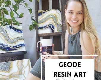 Geode Resin Art Online Course