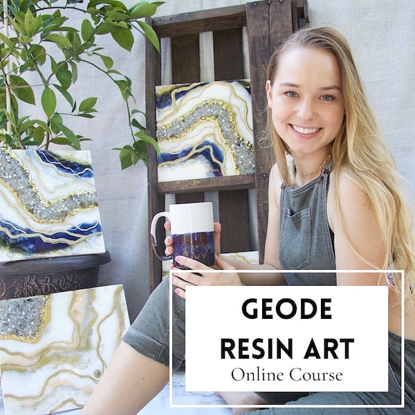 Geode Resin Kunst Online-Kurs