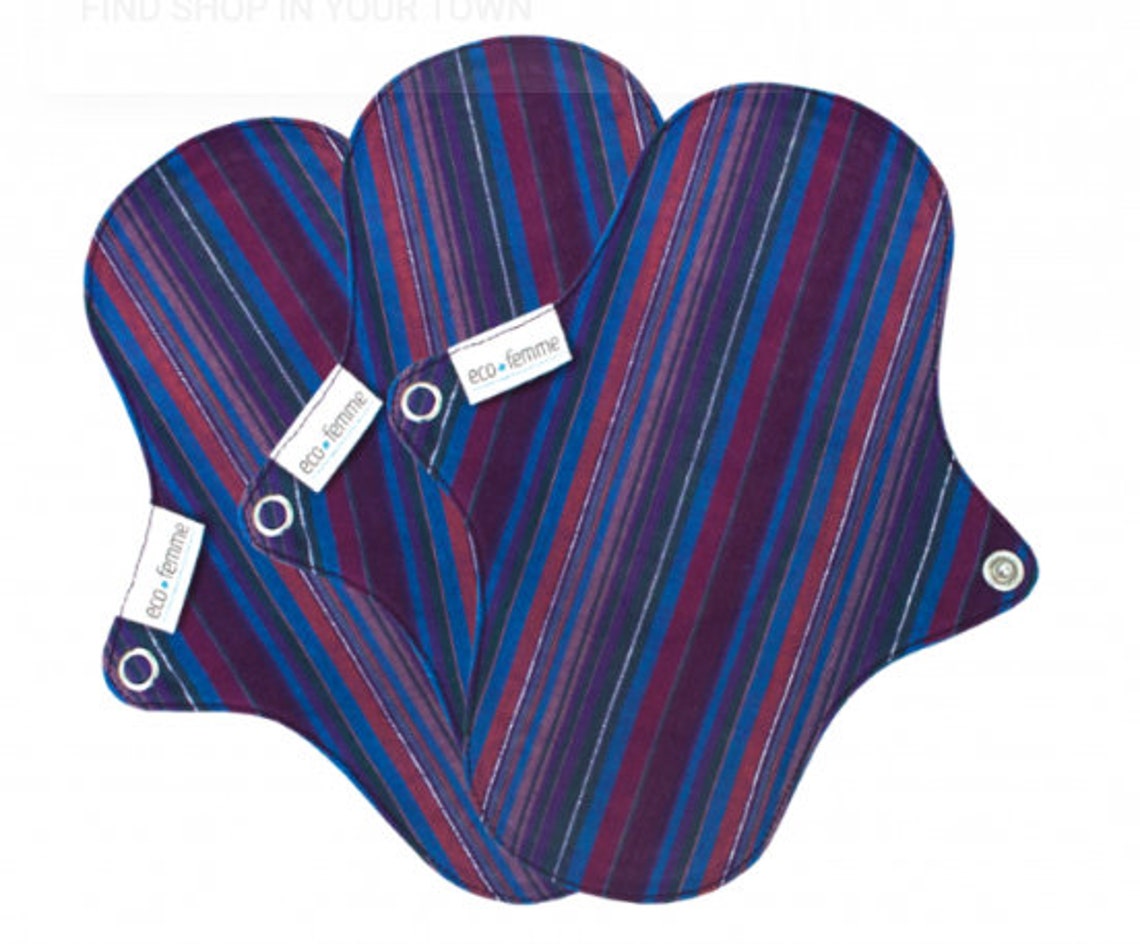 Organic Cotton Reusable Sanitary Panty Liners Etsy