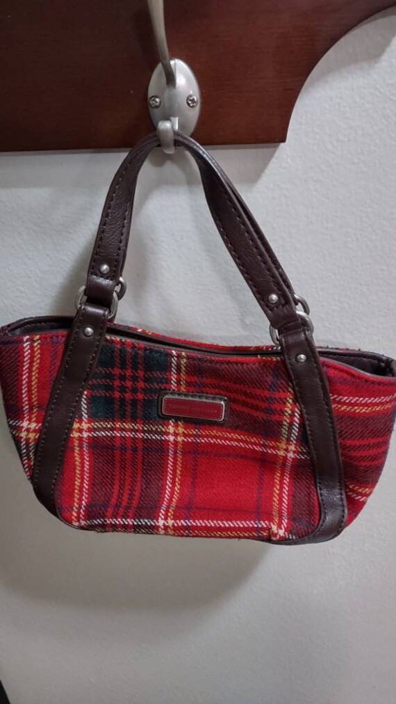 Vintage Tommy Hilfiger Y2K Small Red Plaid Purse - Etsy