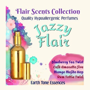 Engaging Specialty/Gourmand Perfume & Body Spray,"Jazzy Flair"with Natural Essential Oils,hypoallergenic Scents,Womens Custom fragrance gift