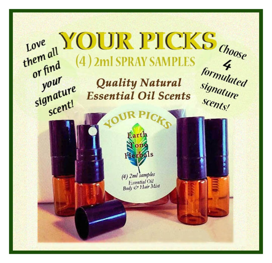 Wonderful,custom Perfume & Cologne Sprays,sample Set,4x2mls,