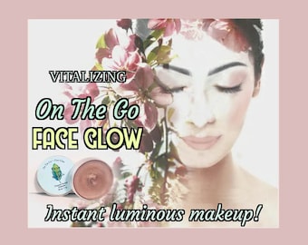 1oz Semi-sheer Accent Color for lips,cheeks,eyes,"On the Go Face Glow",Vitalizing,Natural Shimmer,womens cosmetics,easy,instant healthy look