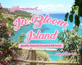 Perfume Body Spray Passionfruit Blsm,Freesia,Gardenia,Sandalwood"In Bloom Island"Essential Oils-Body+Hair Mist 30/60/65=60+5ml,Roll-on10ml
