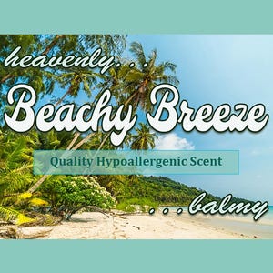 Perfume Body+Hair Mist Spray &Roll-on,Frangipani,Oakmoss,Sandalwood,&quot;Beachy Breeze&quot;,Natural Essential Oils,Custom Fragrance,Women Scent Gift