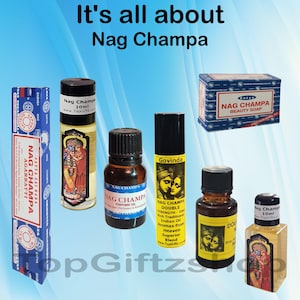 Nag Champa Oil Roll-on Essential Aromatherapy Incense Sticks Blend Perfume Indian Traditional Aroma