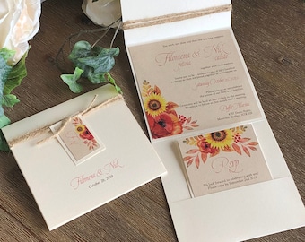 Rustic wedding invitation, Rustic wedding, pocket fold invitation, Pocket-fold, Rustic pocket-fold,Rustic wedding stationery, Save the date
