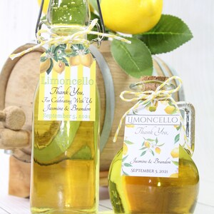 Wedding Favor Limoncello Favor Bottle Tags Limoncello Favor Gift Tags Limoncello Wedding Bottle Favor Tags Limoncello Guest Favor Gift Tags