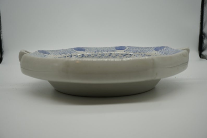 Antique Chinese Blue and White Warming Dish Hot Water Plate Etsy