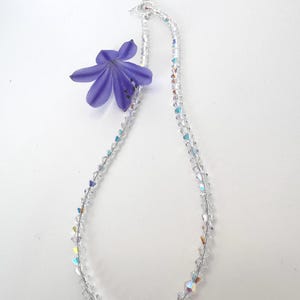 Sparkly AB Crystal Choker Necklace: Elegant Bridal Jewelry