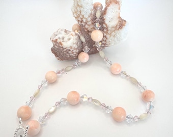 Collier ras du cou en cristal AB : bijoux de mariée scintillants, faits main