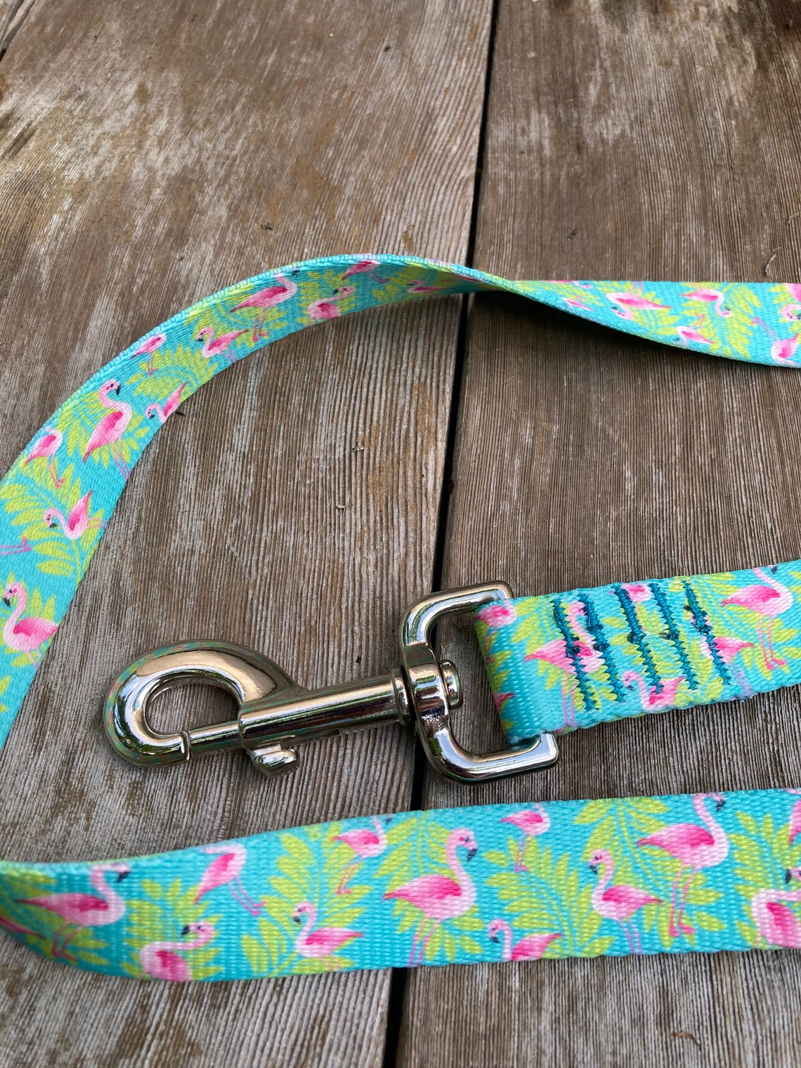 1 inch Tropical Flamingo Matching Collar and Leash Set Dog Etsy