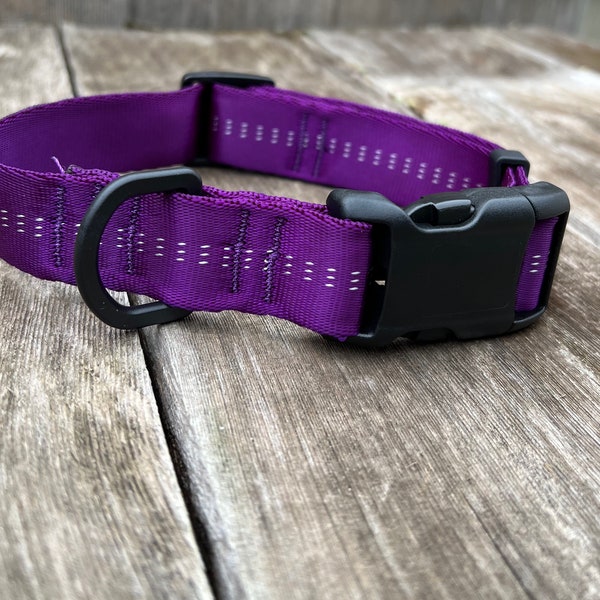 Hypoallergenic Dog Collar, TSA Friendly Dog Collar, Metal Free Collar, Dog Collar No Metal, Hypoallergenic Collar with Quick Release Buckle