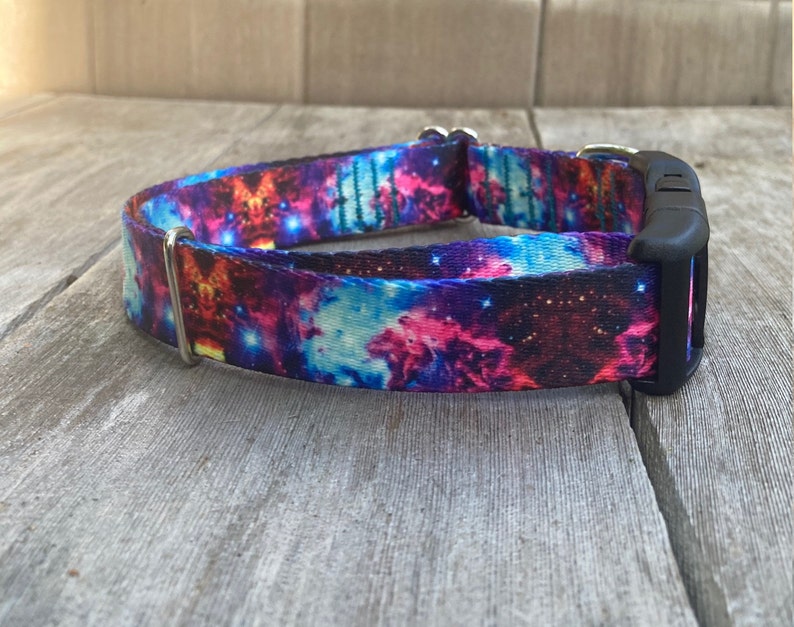 Galaxy Cosmic Dog Collar Space Dog Collar Galaxy Collar Etsy