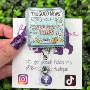Good News Badge Reel | You Got This Mental Health Badge Holder