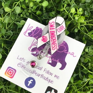 Spinal Muscular Atrophy Awareness Badge Reel | SMA Awareness